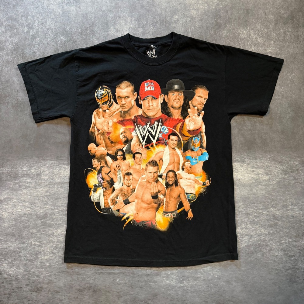 WWE Authentic 2011 I Was There Tour T Shirt Men M John Cena Undertaker Wrestling